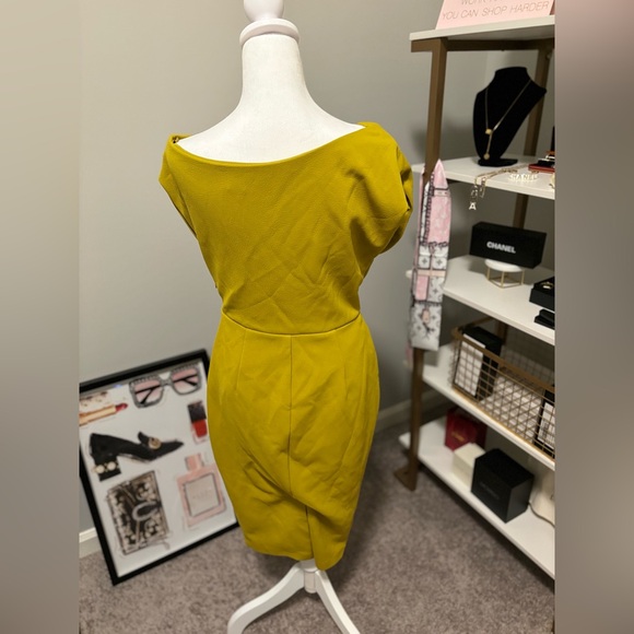 New York and Co One-Shoulder Ponte Sheath Dress - Gabrielle Union Collection - Picture 7 of 8